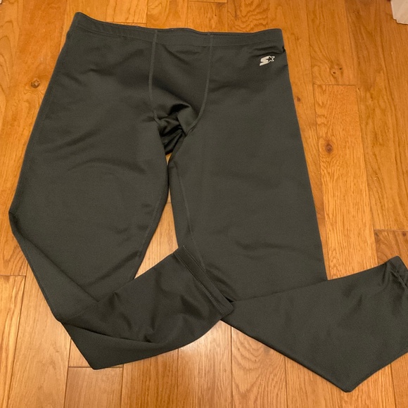 STARTER Other - Men's Gray Dry-Star Base Layer Pants, Size XL